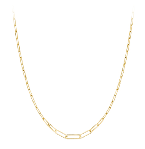 18ct. Yellow Gold Graduating Link Necklet Necklace Stubbs   