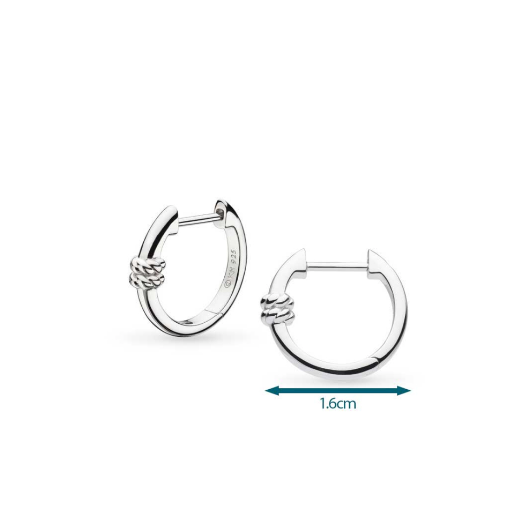 Marina Rope Bar Hinged Hoop Earrings Earrings Kit Heath   