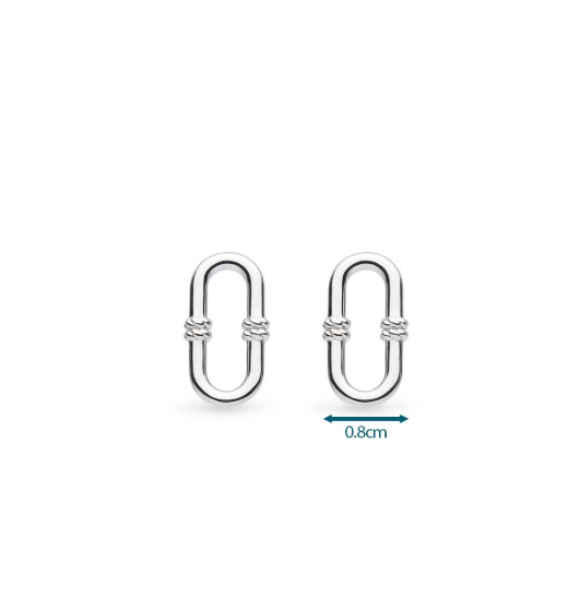 Marina Rope Bar Link Stud Earrings Earrings Kit Heath   