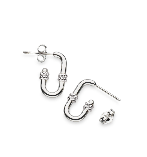 Marina Rope Bar Link Stud Hoop Earrings Earrings Kit Heath   