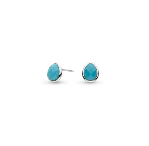 Pebble Azure Gemstone Stud Earrings Earrings Kit Heath   