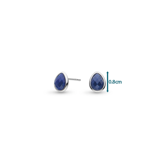 Pebble Azure Gemstone Stud Earrings Earrings Kit Heath   