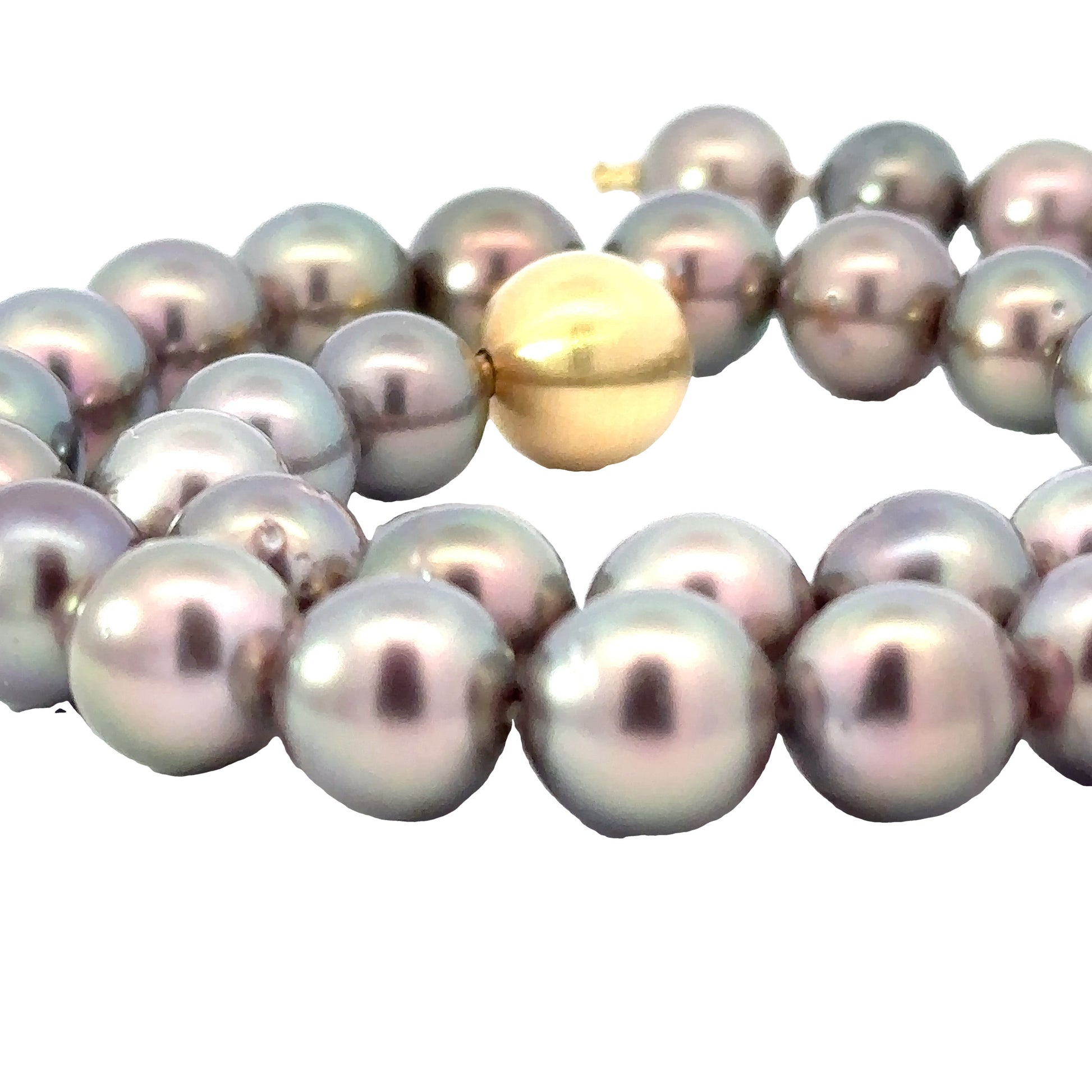 Tahitian pearl necklace with 18ct Gold clasp Neckwear Rock Lobster   