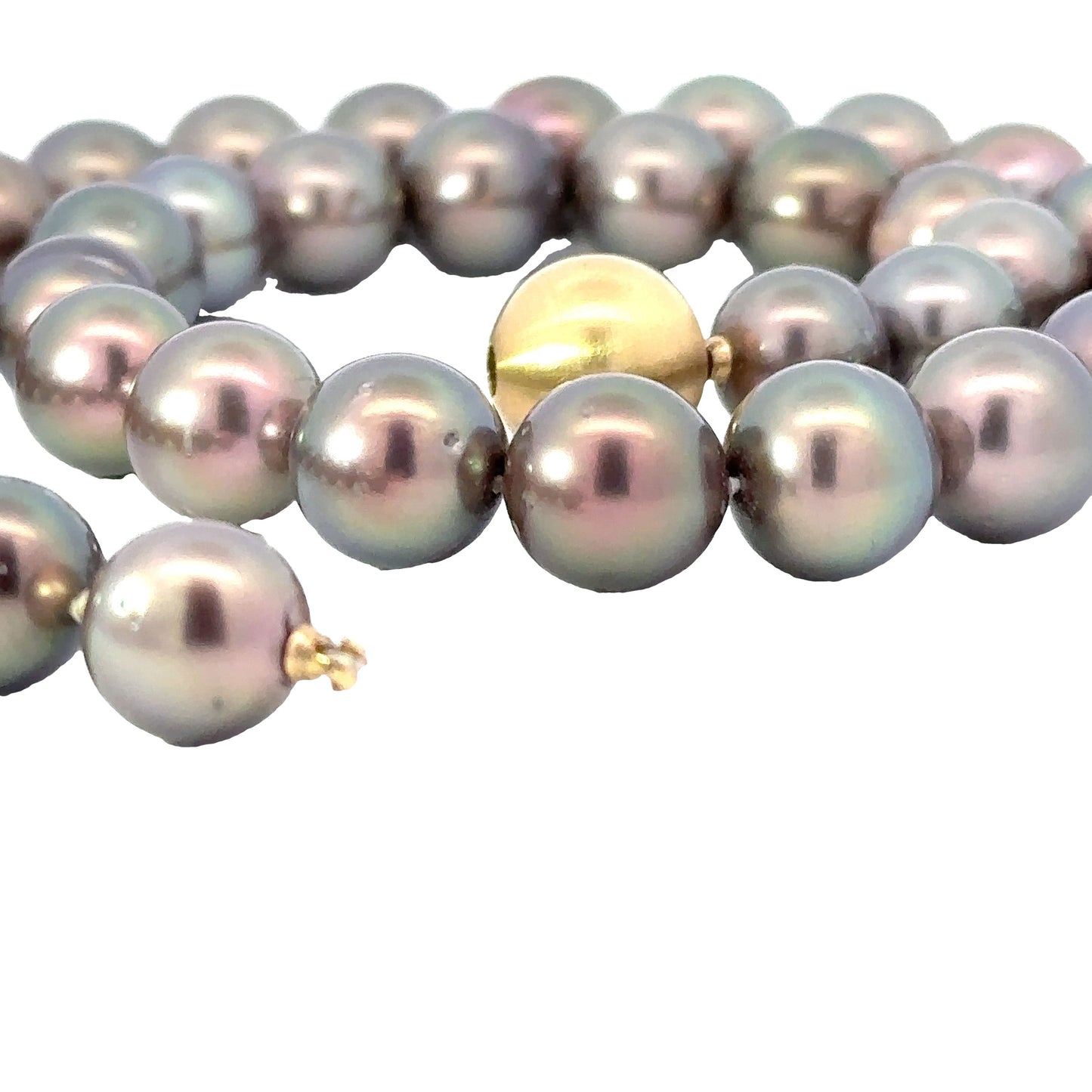 Tahitian pearl necklace with 18ct Gold clasp Neckwear Rock Lobster   