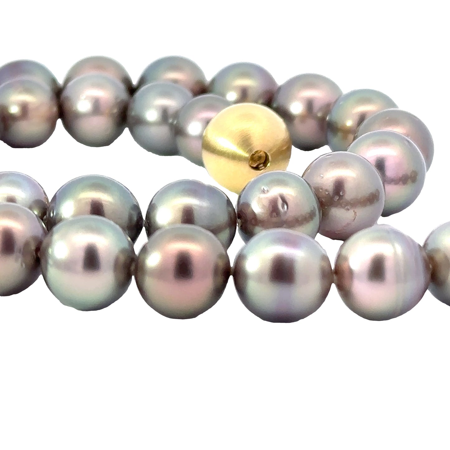 Tahitian pearl necklace with 18ct Gold clasp Neckwear Rock Lobster   