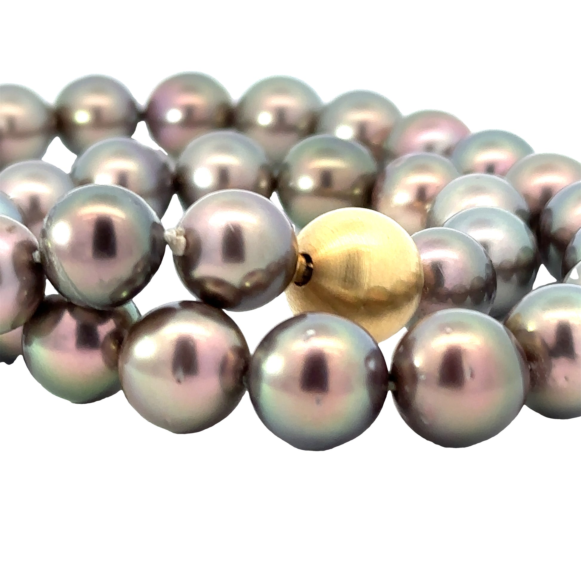 Tahitian pearl necklace with 18ct Gold clasp Neckwear Rock Lobster   