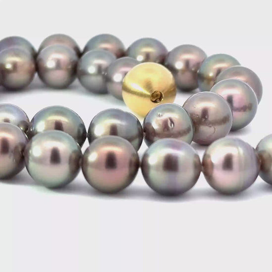 Tahitian pearl necklace with 18ct Gold clasp Neckwear Rock Lobster