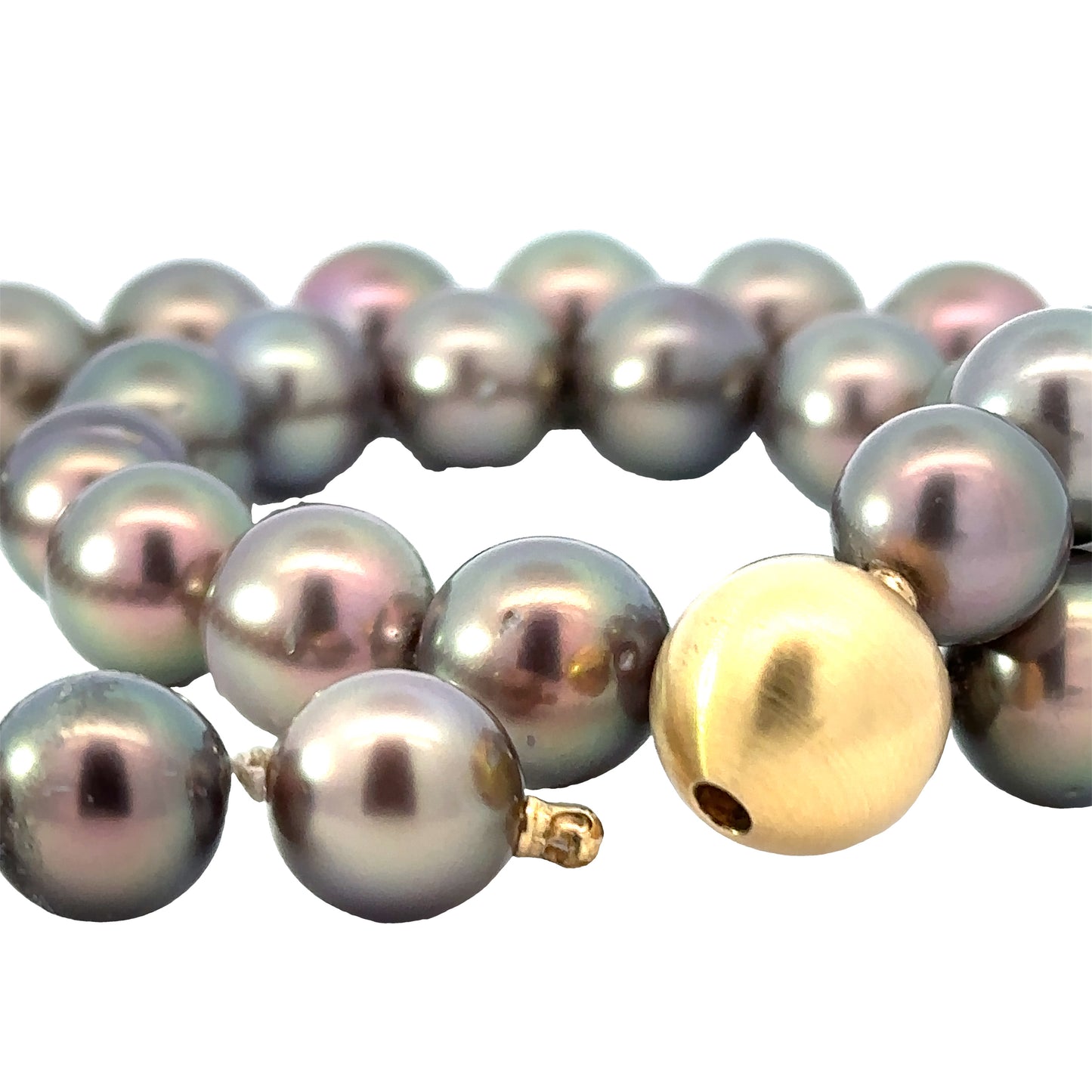 Tahitian pearl necklace with 18ct Gold clasp Neckwear Rock Lobster   