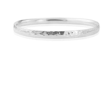 Silver Lindy 6mm bangle Bangle John Garland-Taylor   