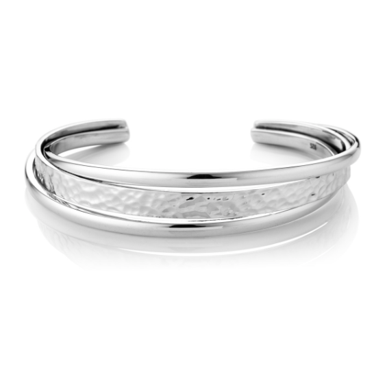 Sterling Silver Slim Clasp Bangle - Cavendish French