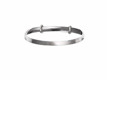 Silver baby christening bangle Bangle Ian Dunford   